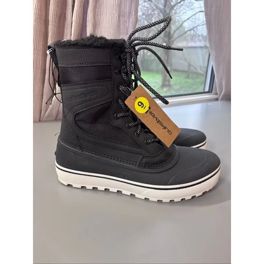 Quicksilver Sub Zero Hi Snowboot black Mens Size 9